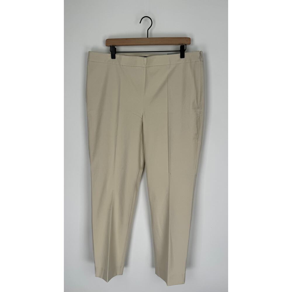 Talbots Cream Ankle Pants - Picture 2 of 10